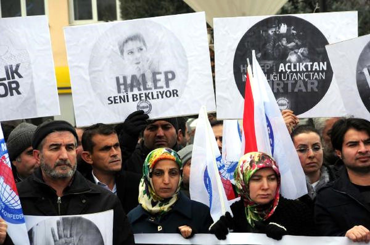 Halep Saldırıları Tokat\'ta Protesto Edildi