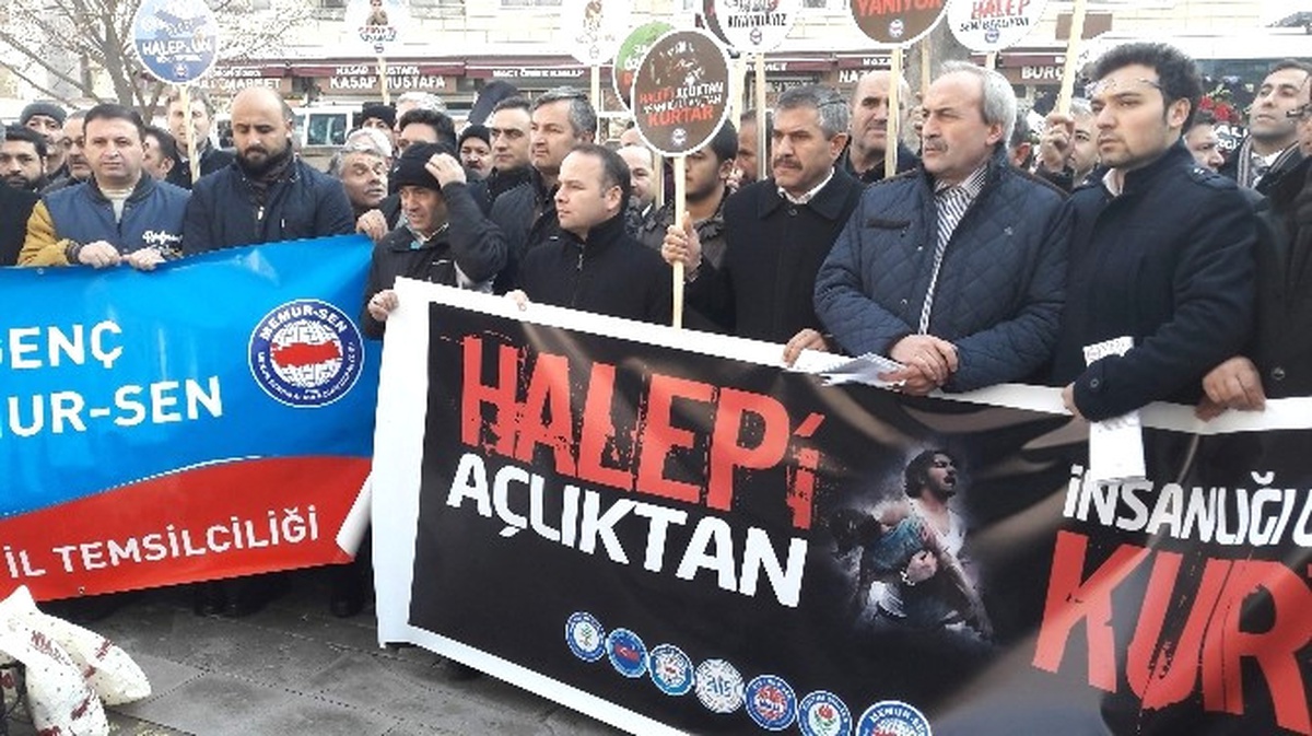 Halep\'te Hayatını Kaybedenler İçin Gıyabi Cenaze Namazı Kılındı