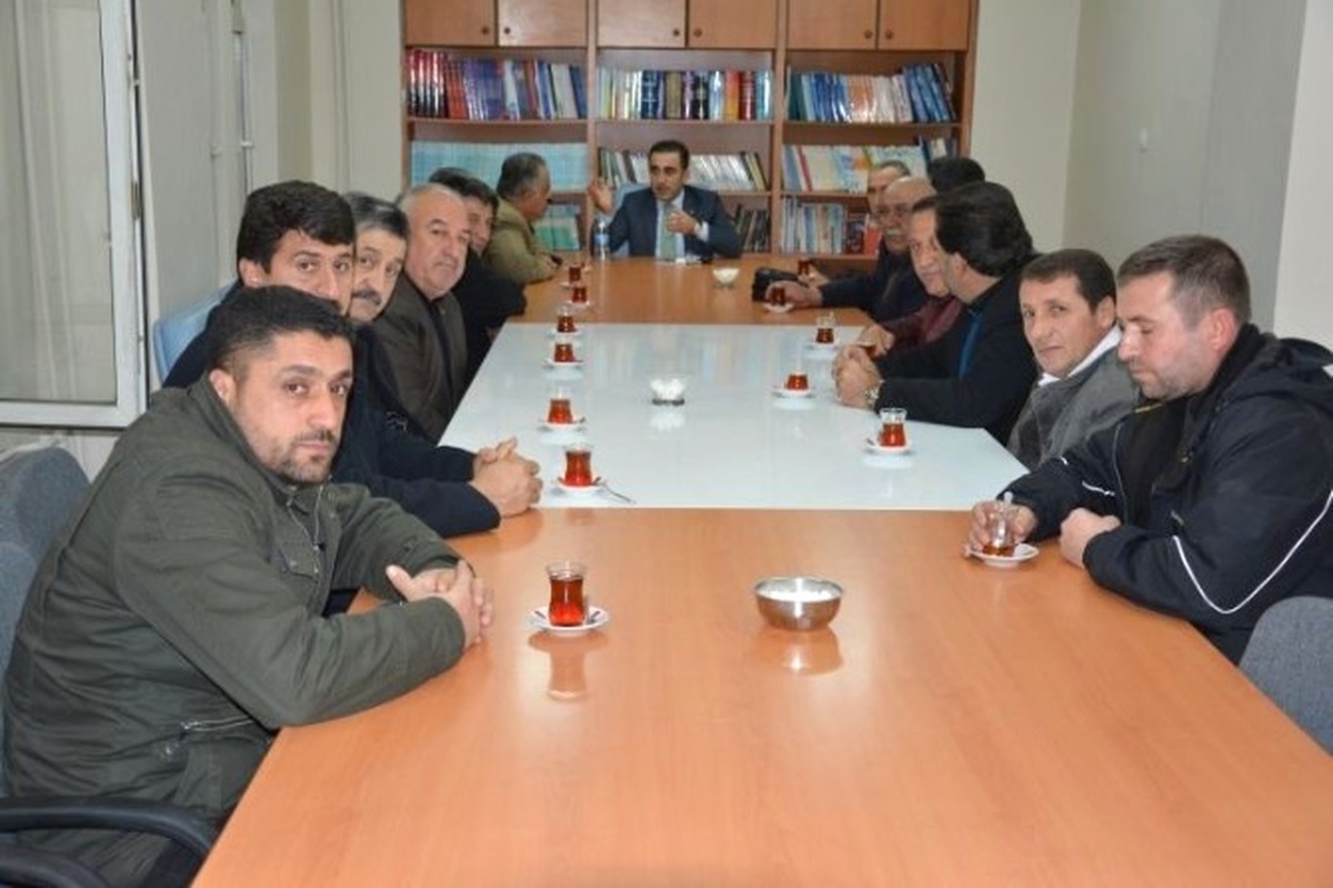 Kanaat Önderlerinden Kaymakam Alibeyoğlu\'na Ziyaret