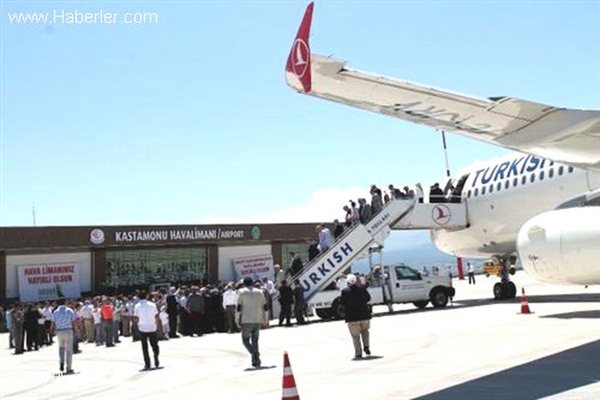 Kastamonu Havalimanı, 7 Bin 484 Yolcuya Hizmet Verdi