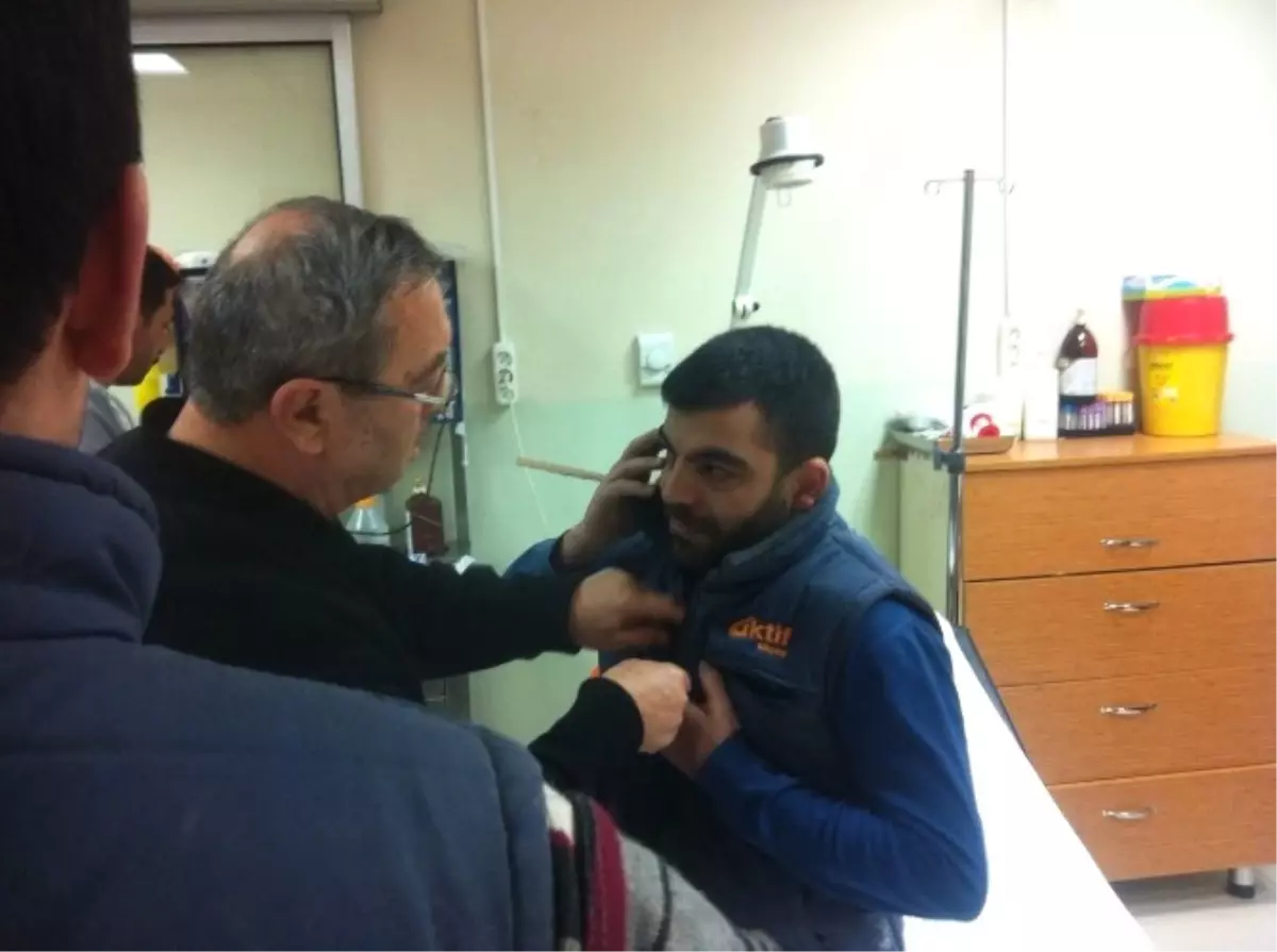 Bursa\'da Akılalmaz Kaza! Makineden Fırlayan Çıta Ok Gibi Saplandı