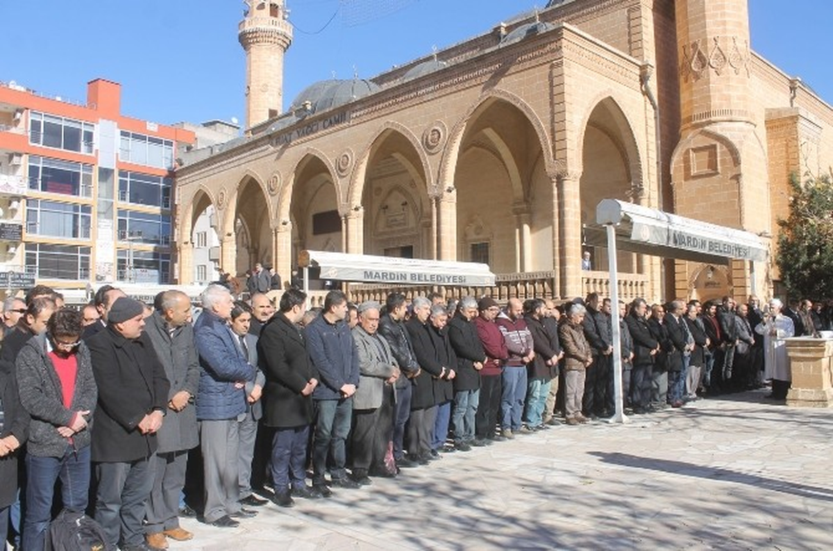 Mardin\'de Halep İçin Gıyabi Cenaze Namazı Kılındı