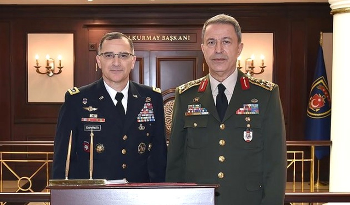 Orgeneral Akar, Avrupa Müttefik Kuvvetler Komutanı Scaparrotti ile Telefonda Görüştü