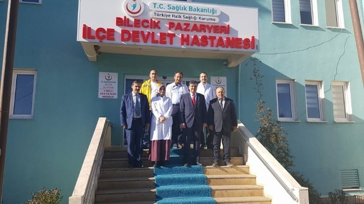 Pazaryeri Belediye Başkanı Yalçın\'dan Devlet Hastanesine Ziyaret