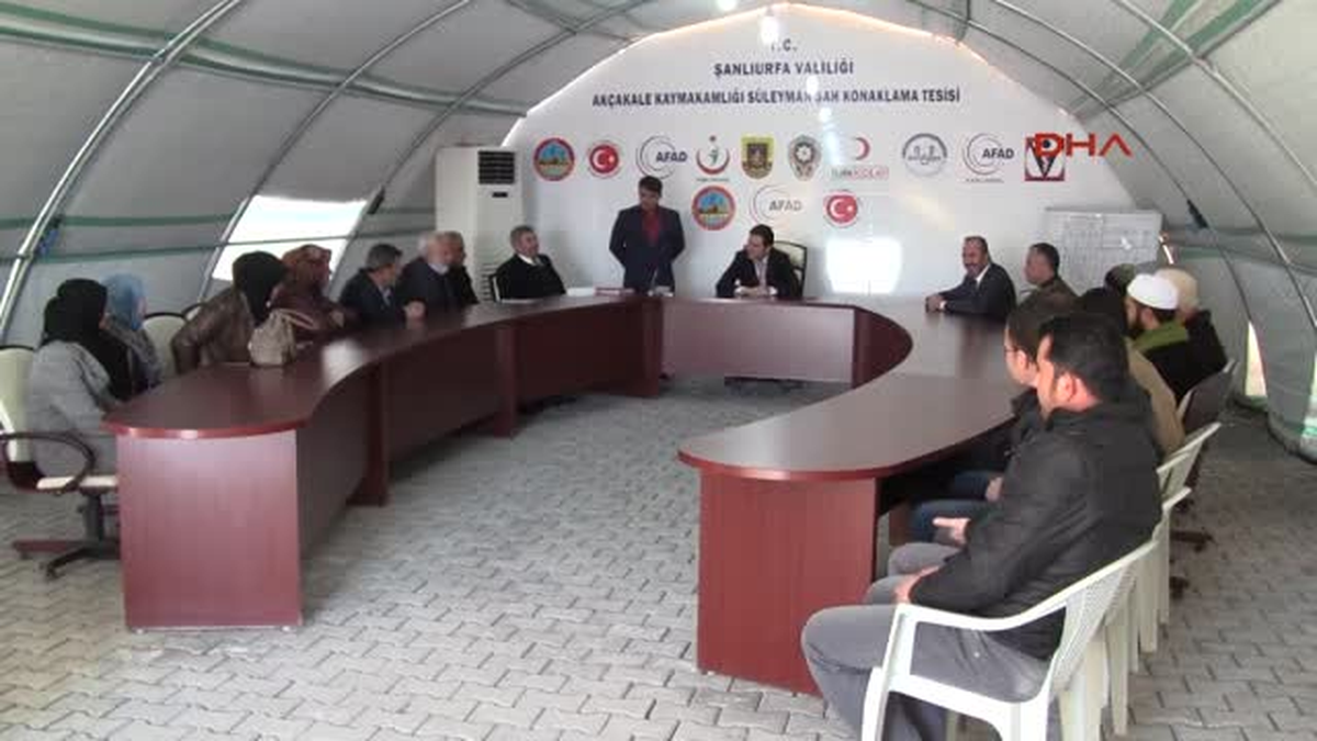 Şanlıurfa Kaymakamdan Çadır Kente Veda Ziyareti