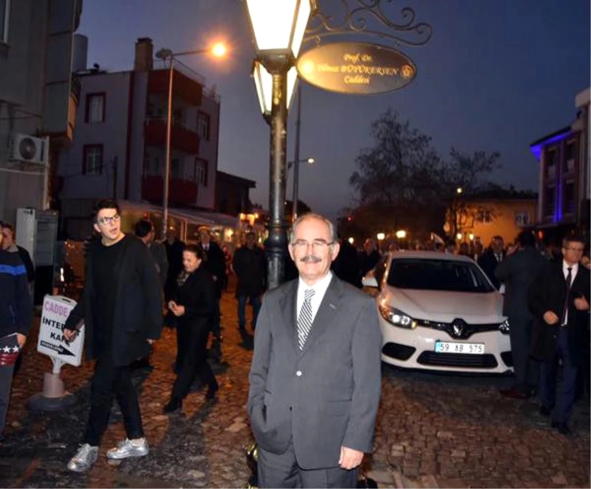 Yılmaz Büyükerşen, Tekirdağ\'da Adının Verildiği Caddeyi Açtı