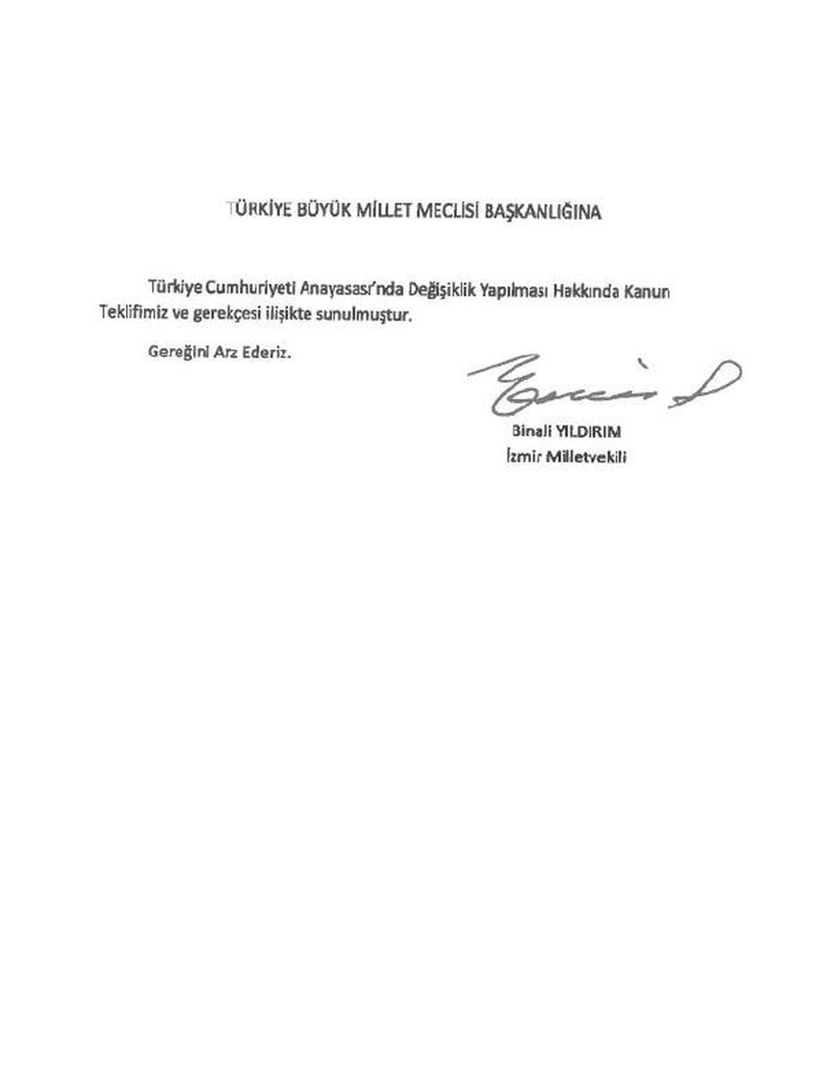 Anayasa Teklifi Meclis\'e Sunuldu (2)