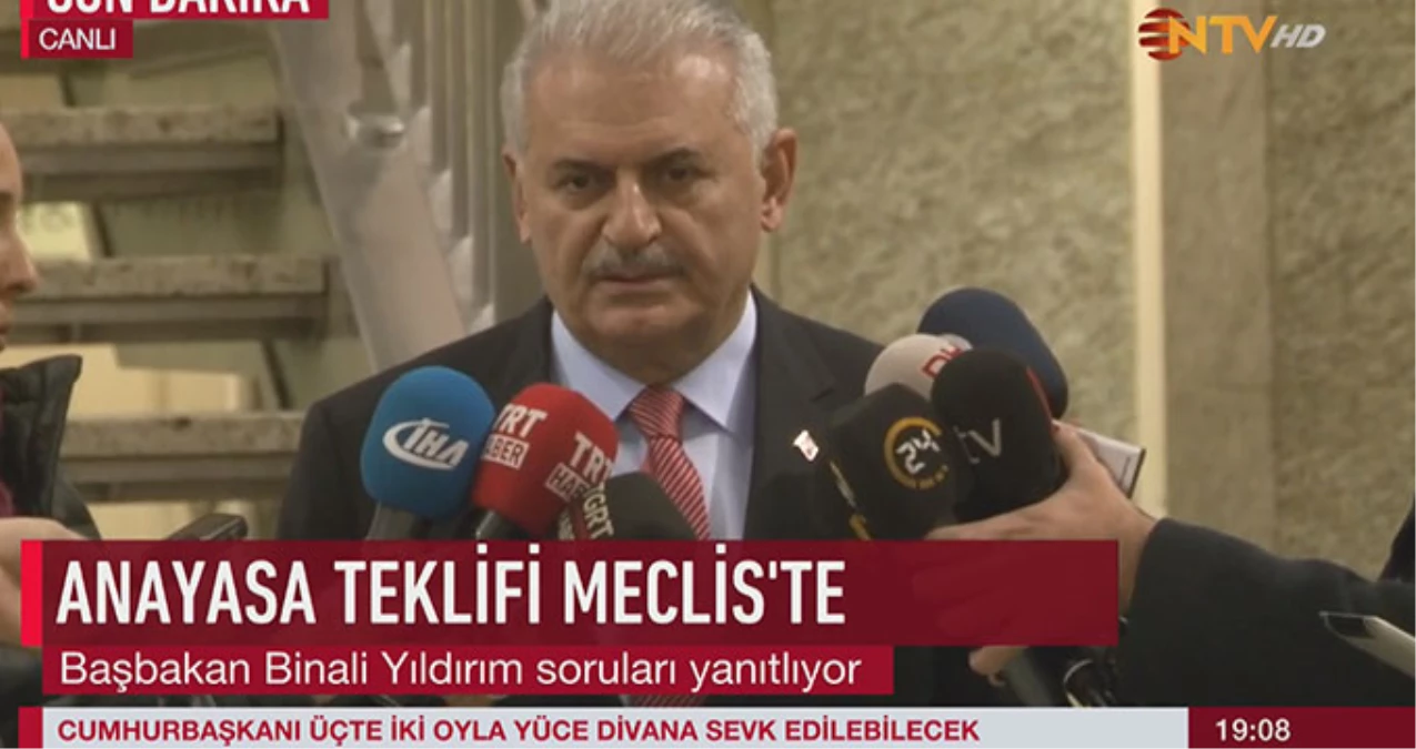 Başbakan Yıldırım'dan Yeni Anayasa Teklifiyle İlgili İlk Açıklama: Koalisyonlar Devri Sona Eriyor