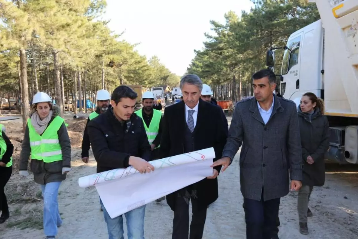 Başkan Yanılmaz, Zafran Mesire Alanındaki Çalışmaları Yerinde İnceledi