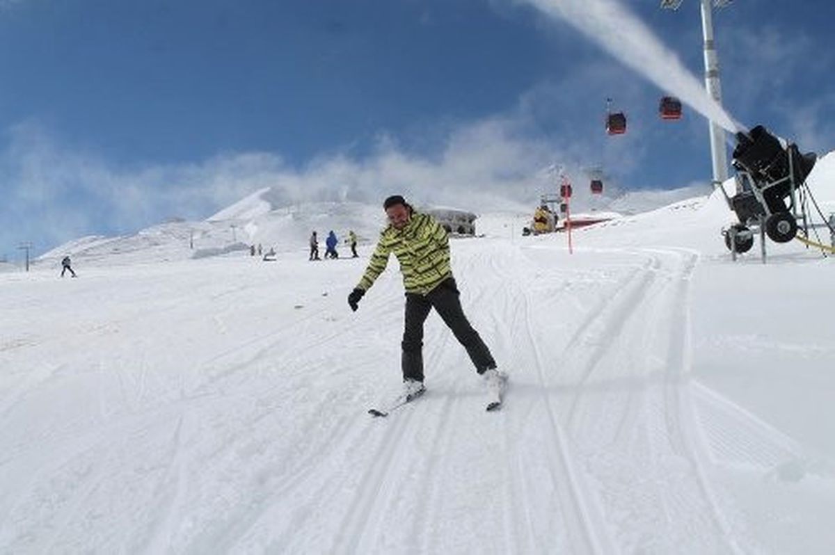 Erciyes\'te Kayak Sezonu Açıldı