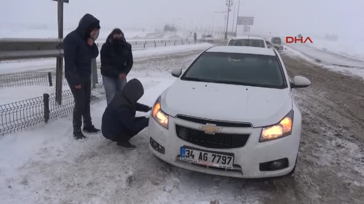 Erzurum - Doğu\'da Kar Yağışı Etkili Oldu