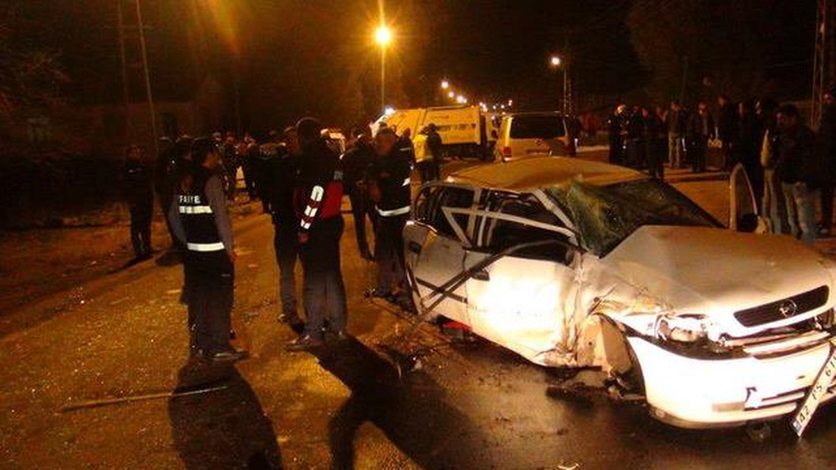 Kars 4 Aracın Karıştığı Zincirleme Trafik Kazası