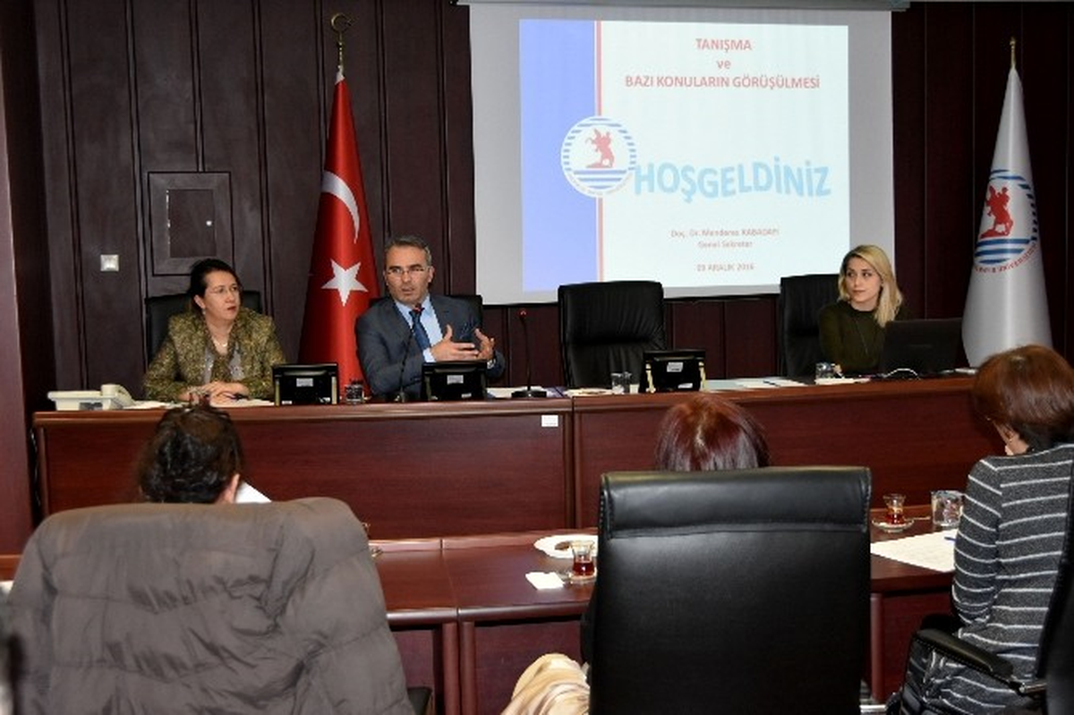 Omü\'de Tanışma ve Değerlendirme Toplantısı