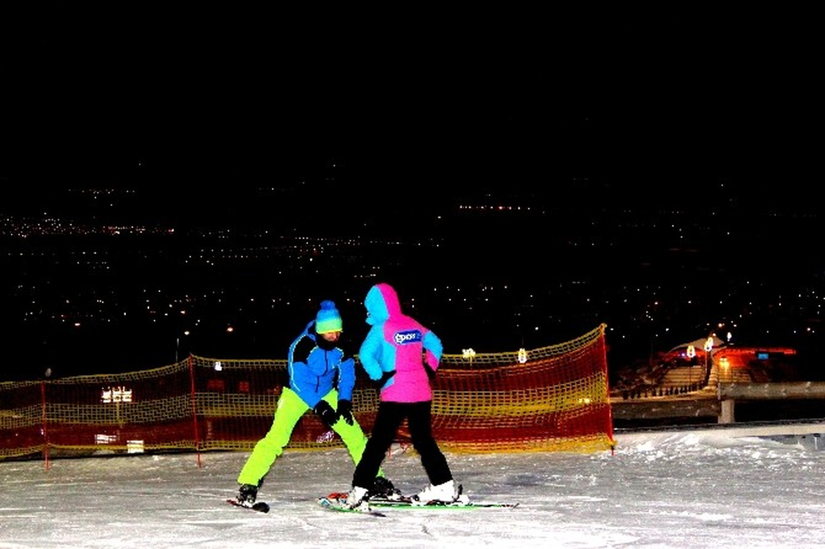 Palandöken\'de Gece Kayak Keyfi
