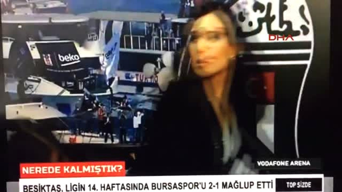 Patlama Anı Bjk Tv Yayınına Yansıdı