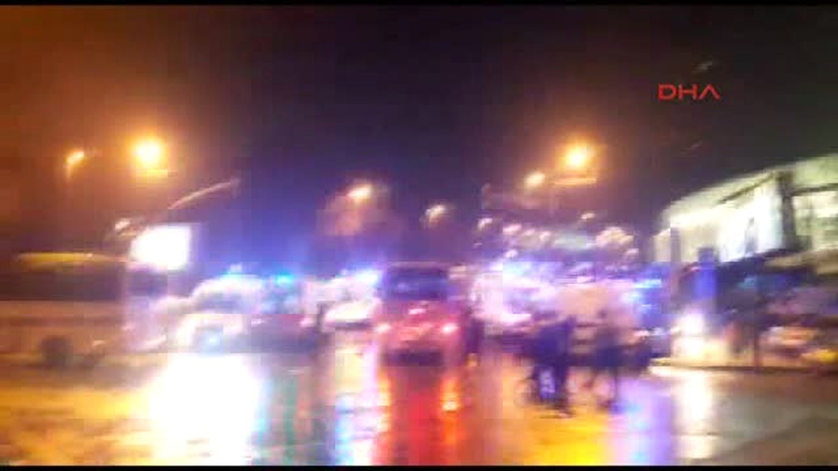 Patlamanın Meydana Geldiği Yerde Polis Helikopteri
