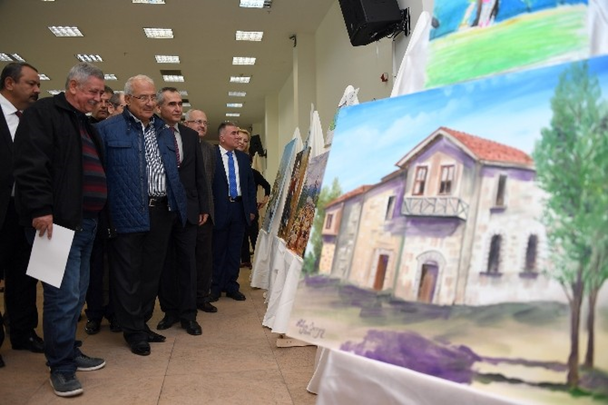 Uluslararası Ressamlar \'Yöreler ve Kültürler\' Sergisinde Buluştu