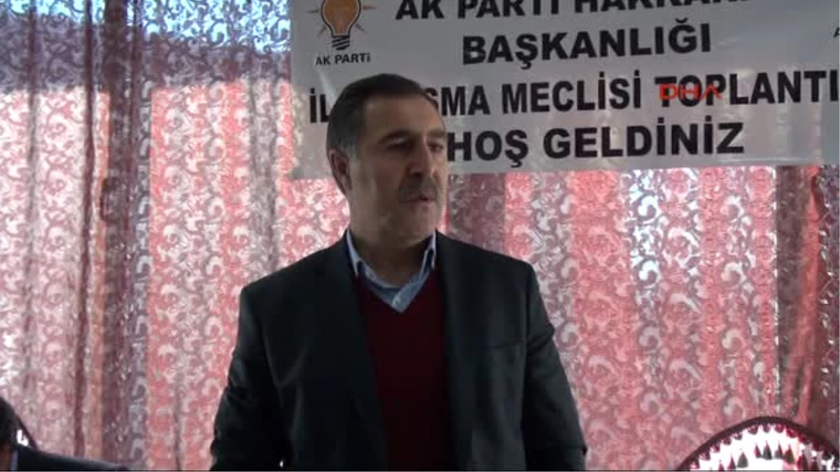 Hakkari - AK Parti Teşkilat Başkan Yardımcısı Aydın Hakkari\'de Terörü Lanetledi