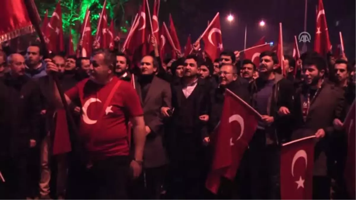 Istanbul\'daki Terör Saldırısına Tepkiler - Terör Sladırısı Protesto Edildi