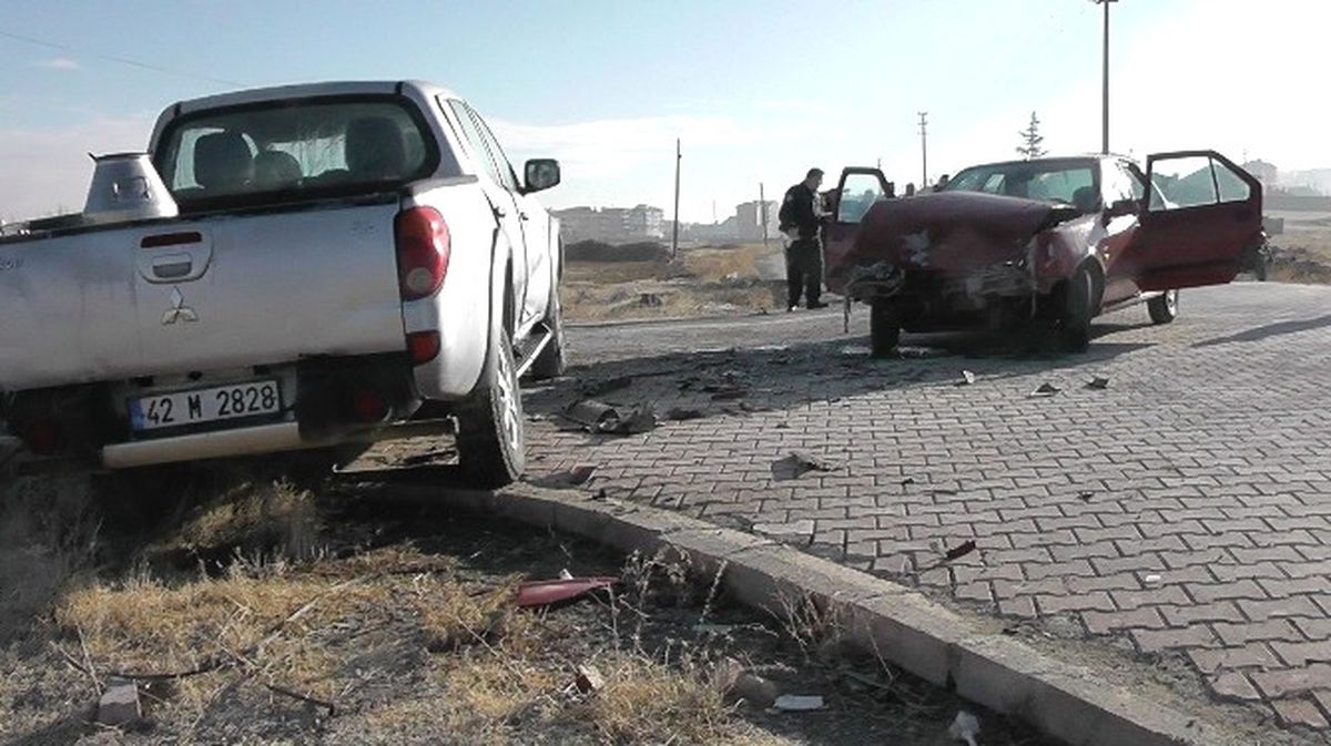 Kulu\'da Trafik Kazası: 1 Yaralı