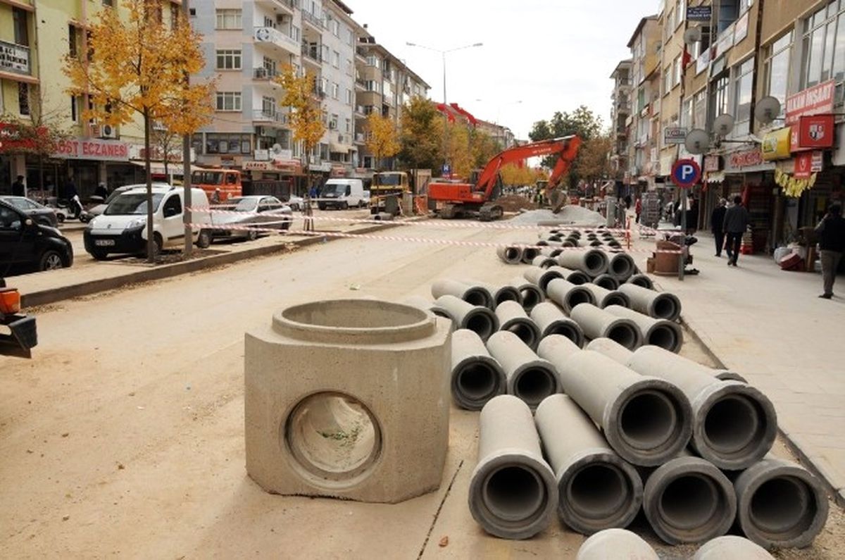 2016 Yılında Belediye 13 Bin 041 Metre Kanalizasyon Hattı Döşedi