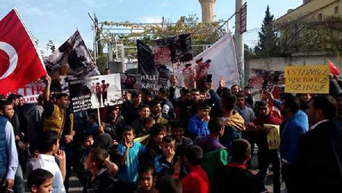 Adana\'da Terör ve Halep Protestosu