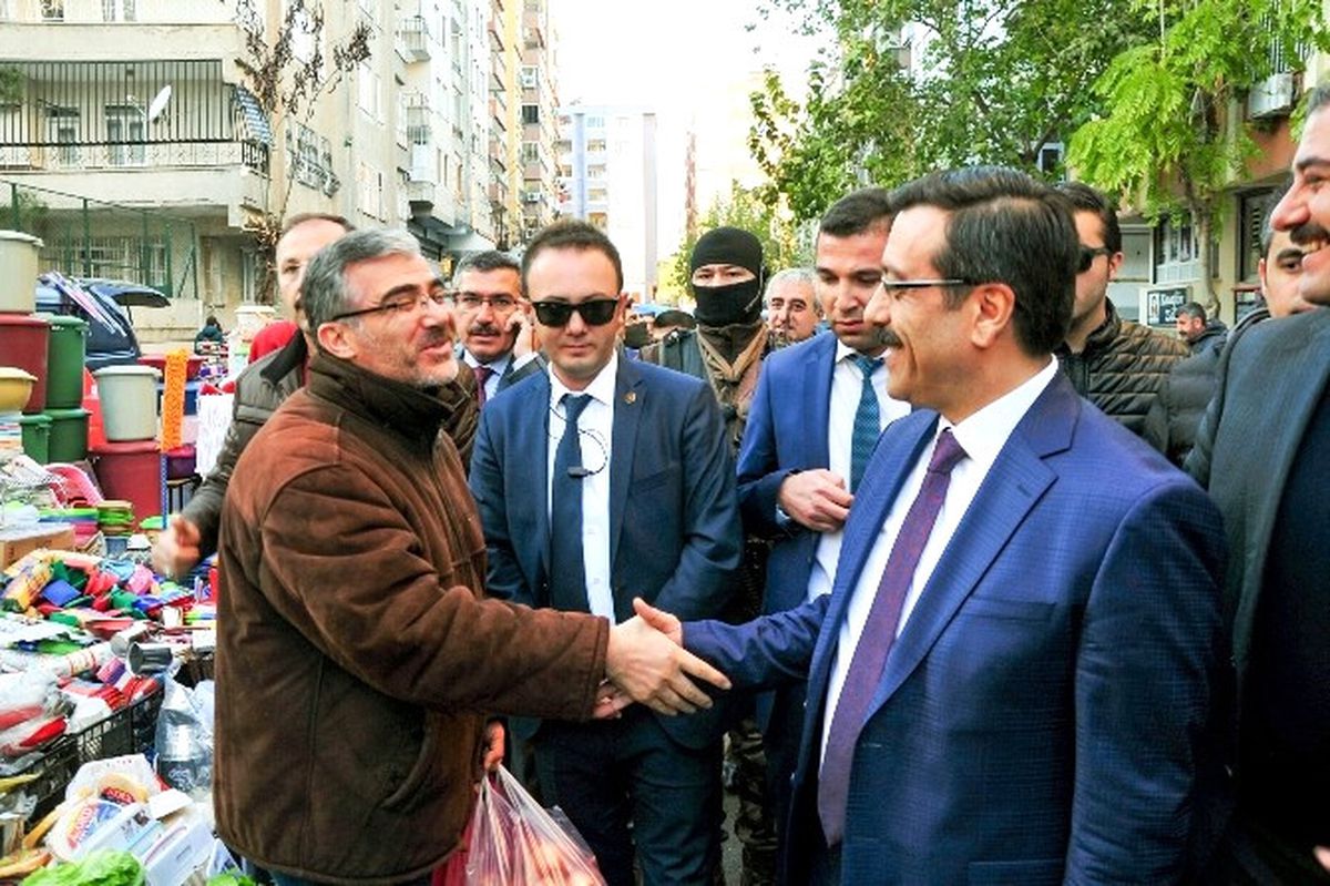 Başkan Atilla\'dan Esnaflara Ziyaret
