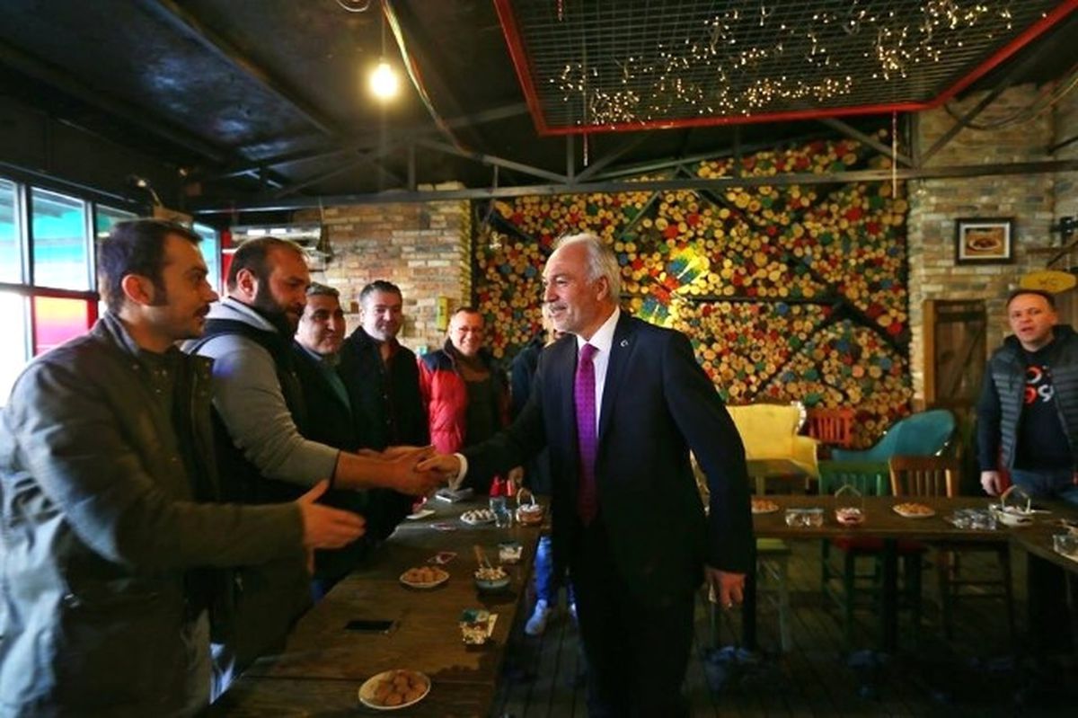 Başkan, Kafe Sahipleriyle Bir Araya Geldi
