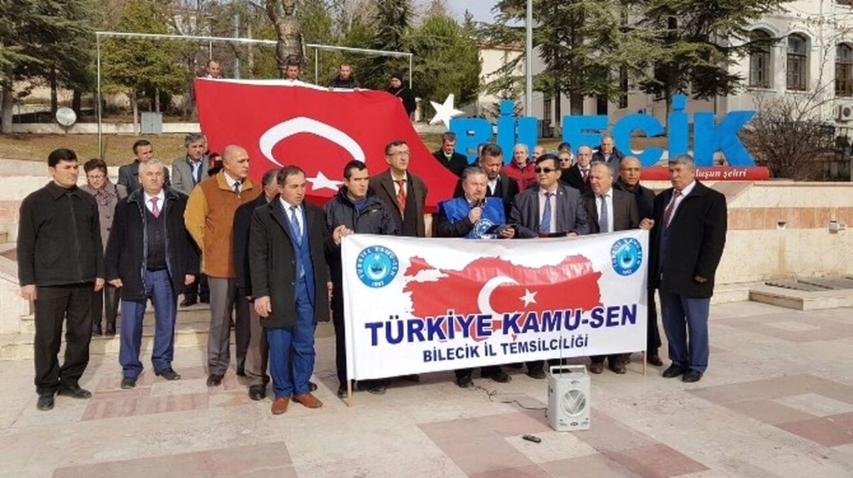Bilecik\'de Hain Terör Olaylarına Kınama