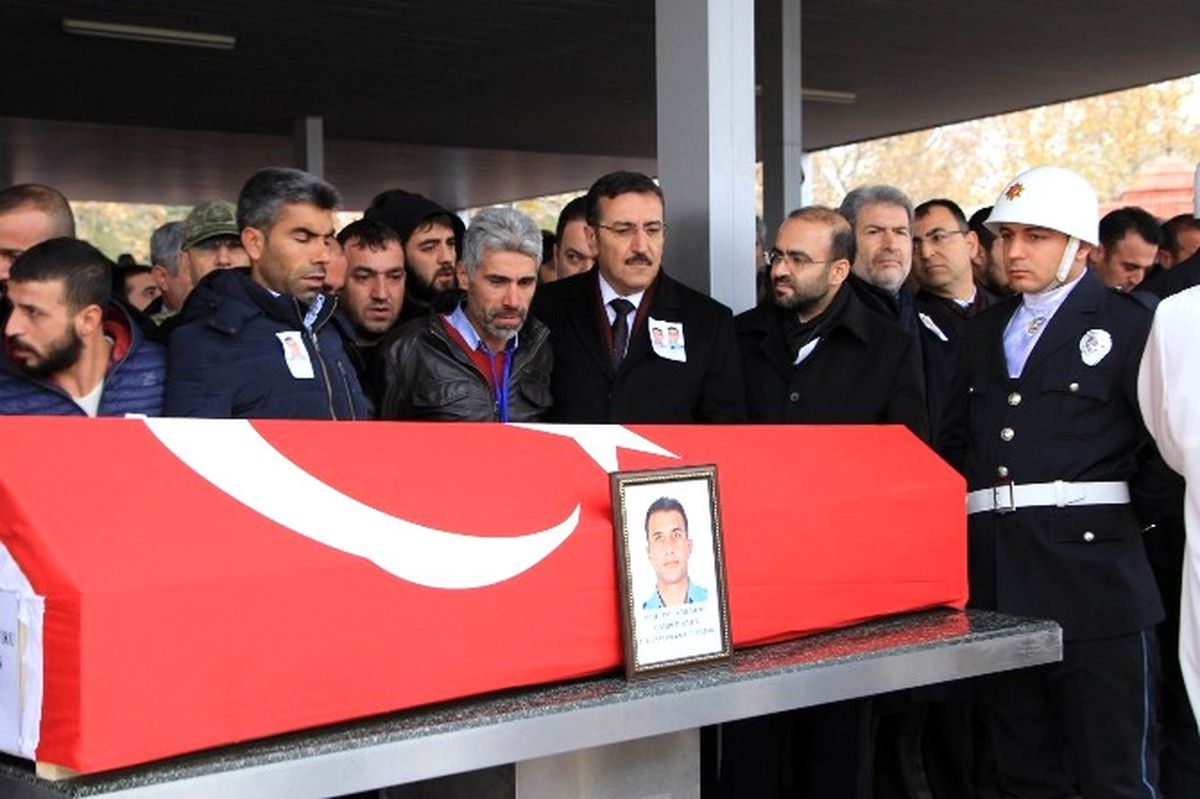 Dha Ankara- Şehit Polis Çetin Sarıkaya Elmadağ\'da Toprağa Verildi