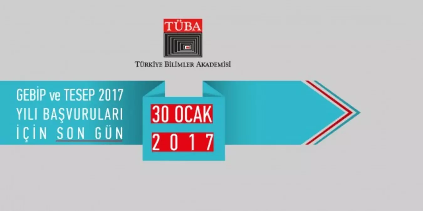 Gebip ve Tesep 2017 Ödül Başvuruları Başladı