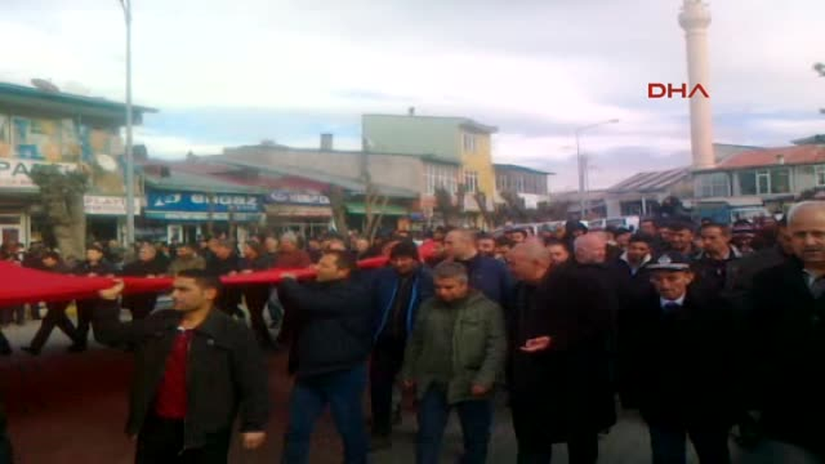 Kağızman\'da \'Teröre Lanet\' Yürüyüşü
