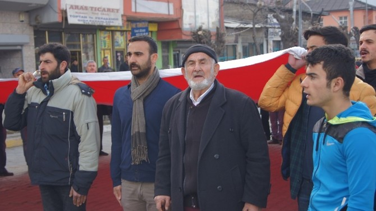 Kağızman Şehitler İçin Yürüdü