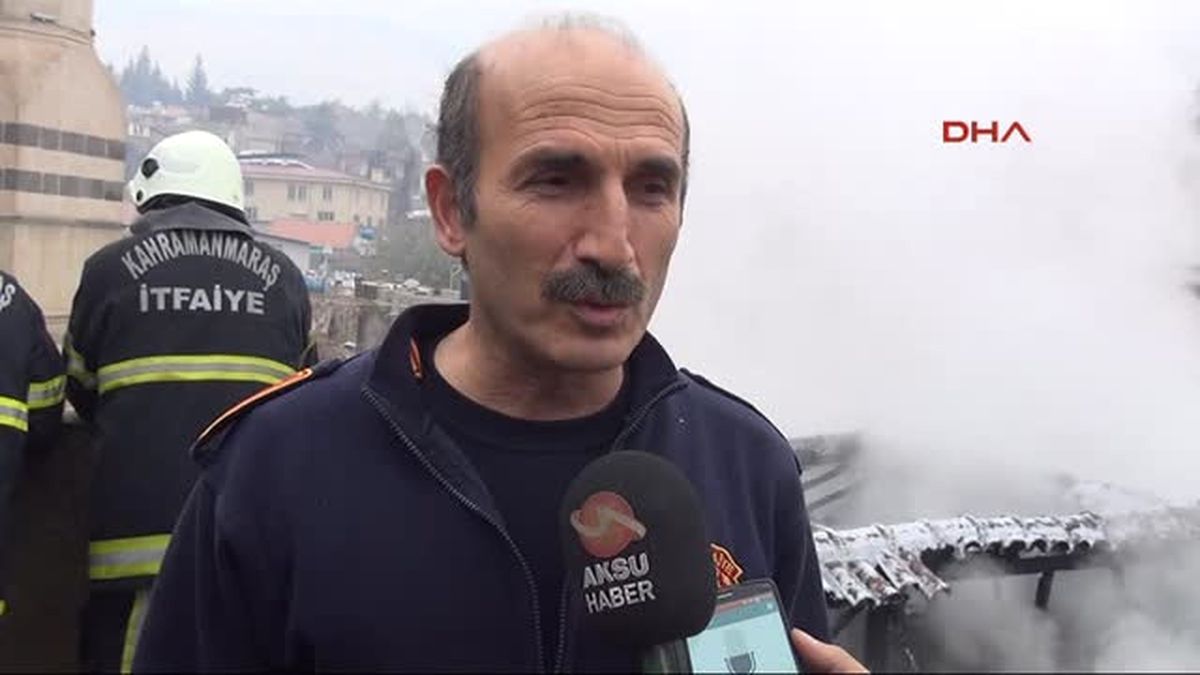 Kahramanmaraş\'ta Öğrenci Yurdunda Yangın
