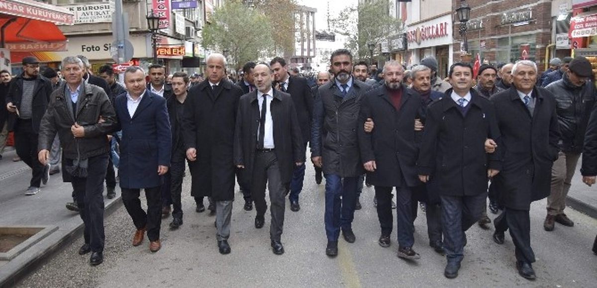 Kırıkkale\'de Teröre Tepki, Polise Destek Mitingi
