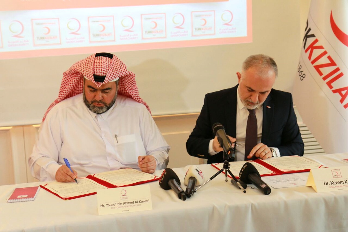 Kızılay ile Qatar Charity Suriyeliler için ortak proje üretecek
