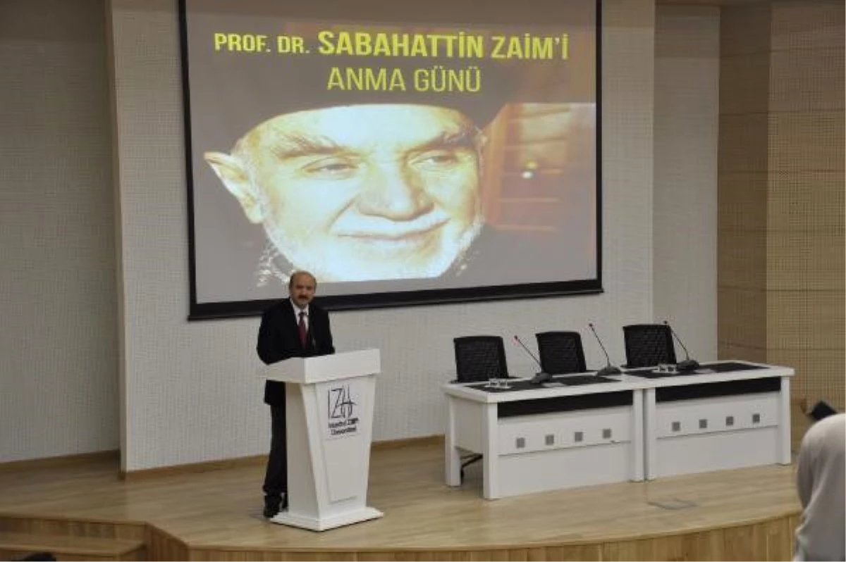 Prof. Dr. Sabahattin Zaim Vefatının 9\'uncu Yılında Anıldı