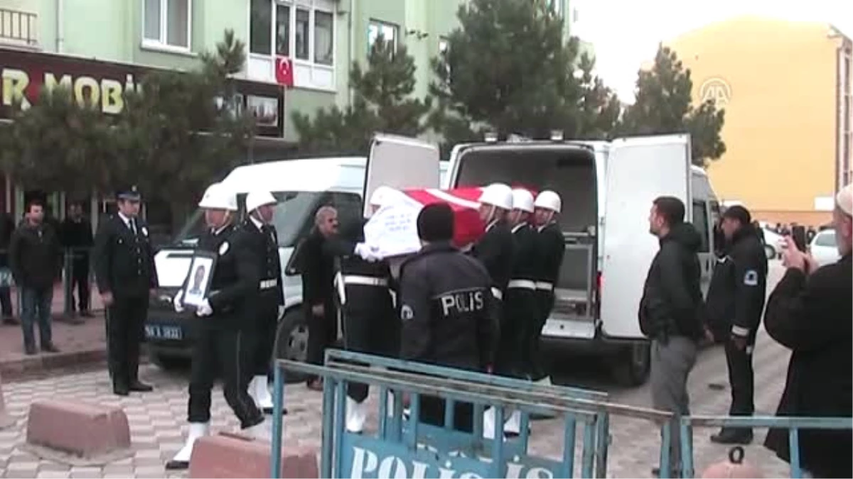 Şehit Polis Memuru Alan\'ın Cenazesi Son Yolculuğuna Uğurlandı