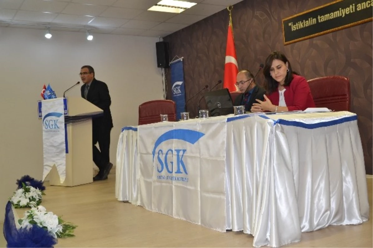 Sgk\'dan Kayıt Dışı İstihdam ile Mücadele Toplantısı