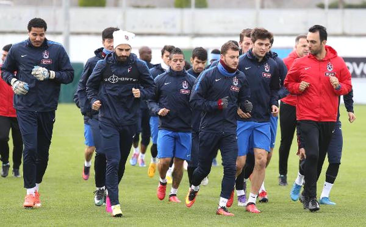 Trabzonspor Şut Çalıştı