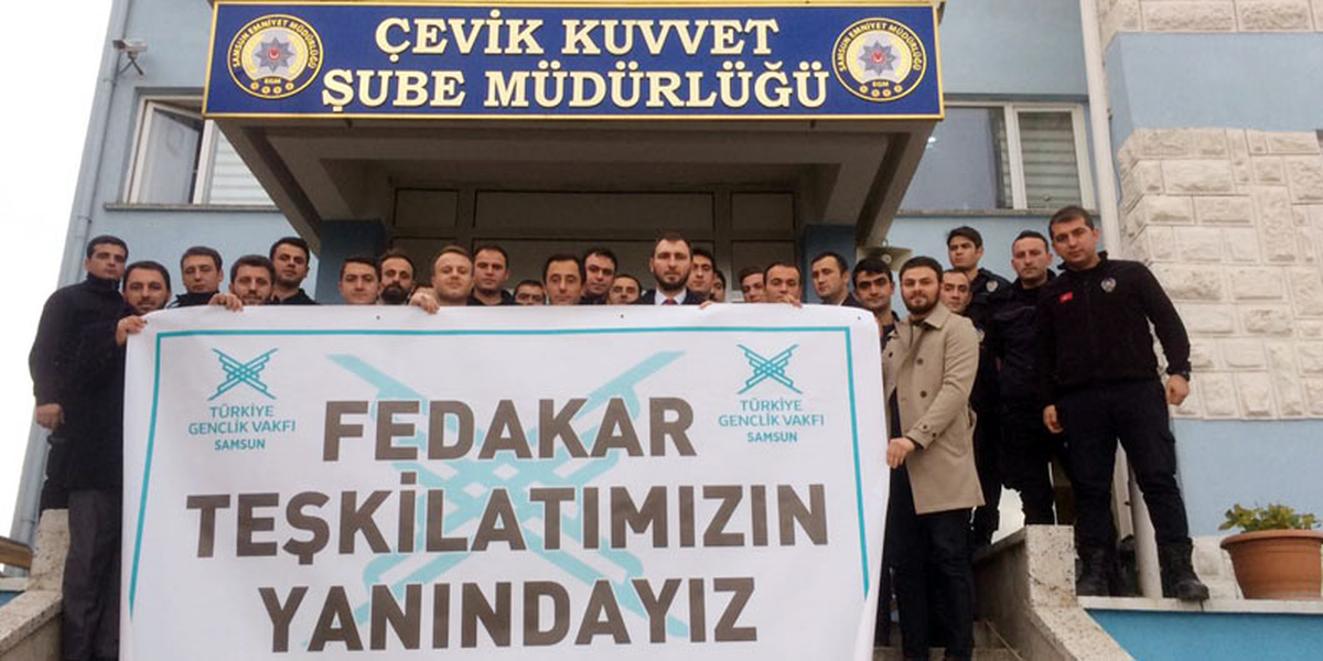 Tügva\'dan Çevik Kuvvet Polisine Ziyaret