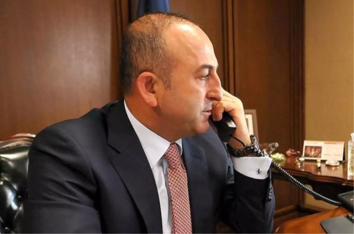 Bakan Çavuşoğlu, Katarlı Mevkidaşı Al-Thani\'yle Görüştü