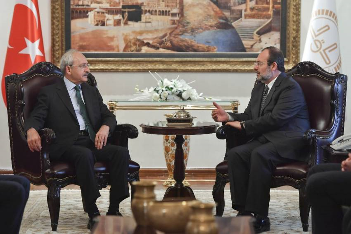 Dha Ankara- Kılıçdaroğlu\'ndan Diyanet İşleri Başkanı Görmez\'e Ziyaret
