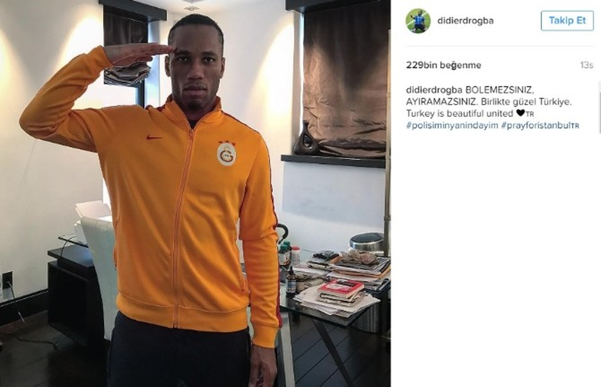 Drogba\'dan Teröre Tepki
