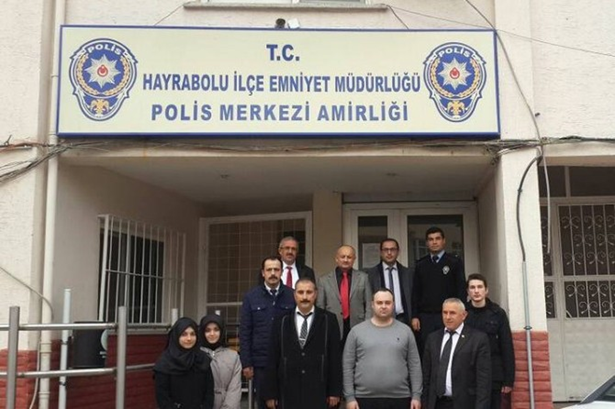 Hayrabolu\'da Polis Merkezine Destek Ziyareti