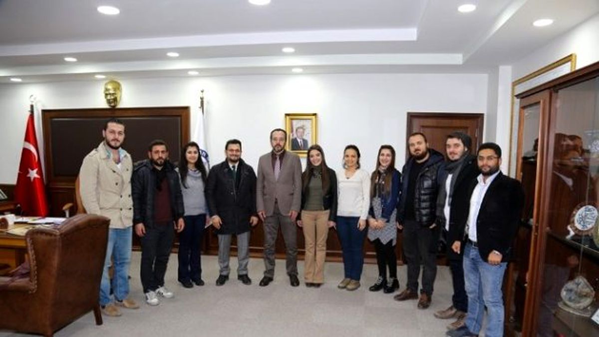 Şeged Derneği\'nden Adü Rektörü Bircan\'a Ziyaret