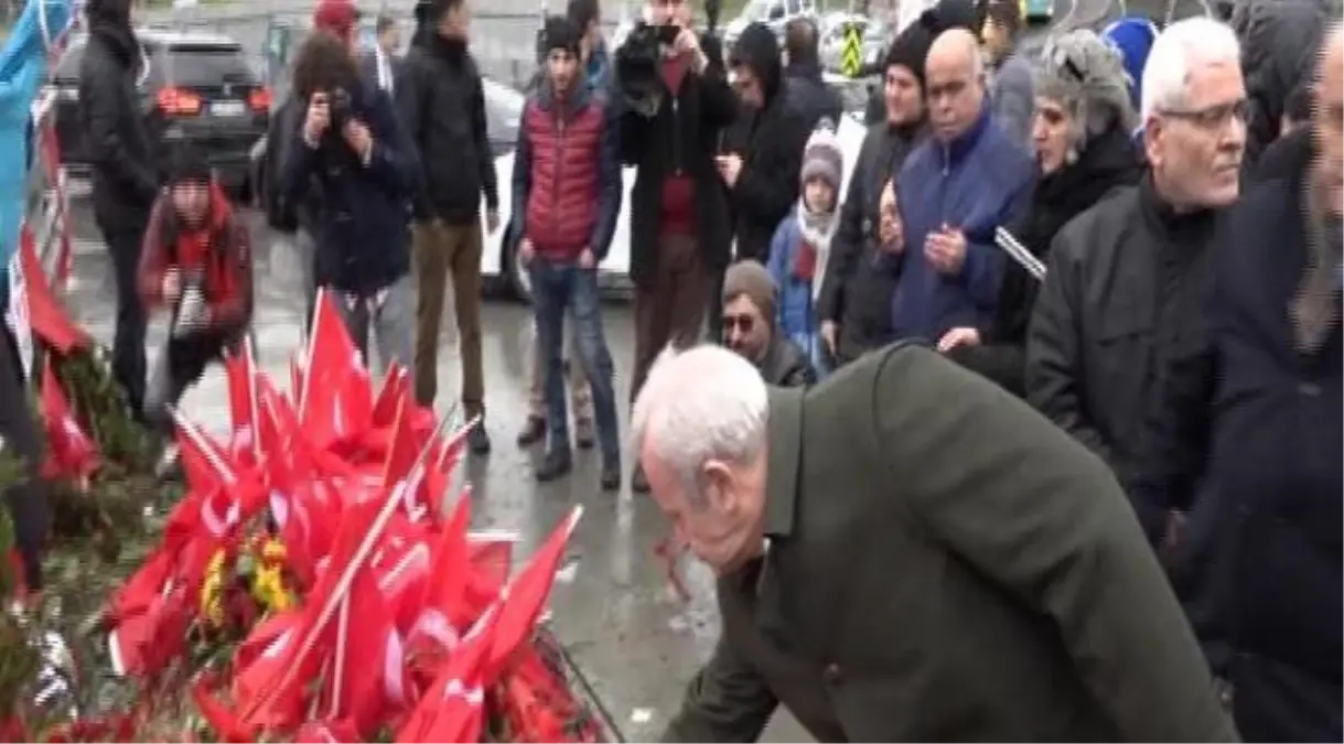 Şişli Belediye Başkanı Hayri İnönü Şehitler Tepesi\'ne Çiçek Bıraktı.