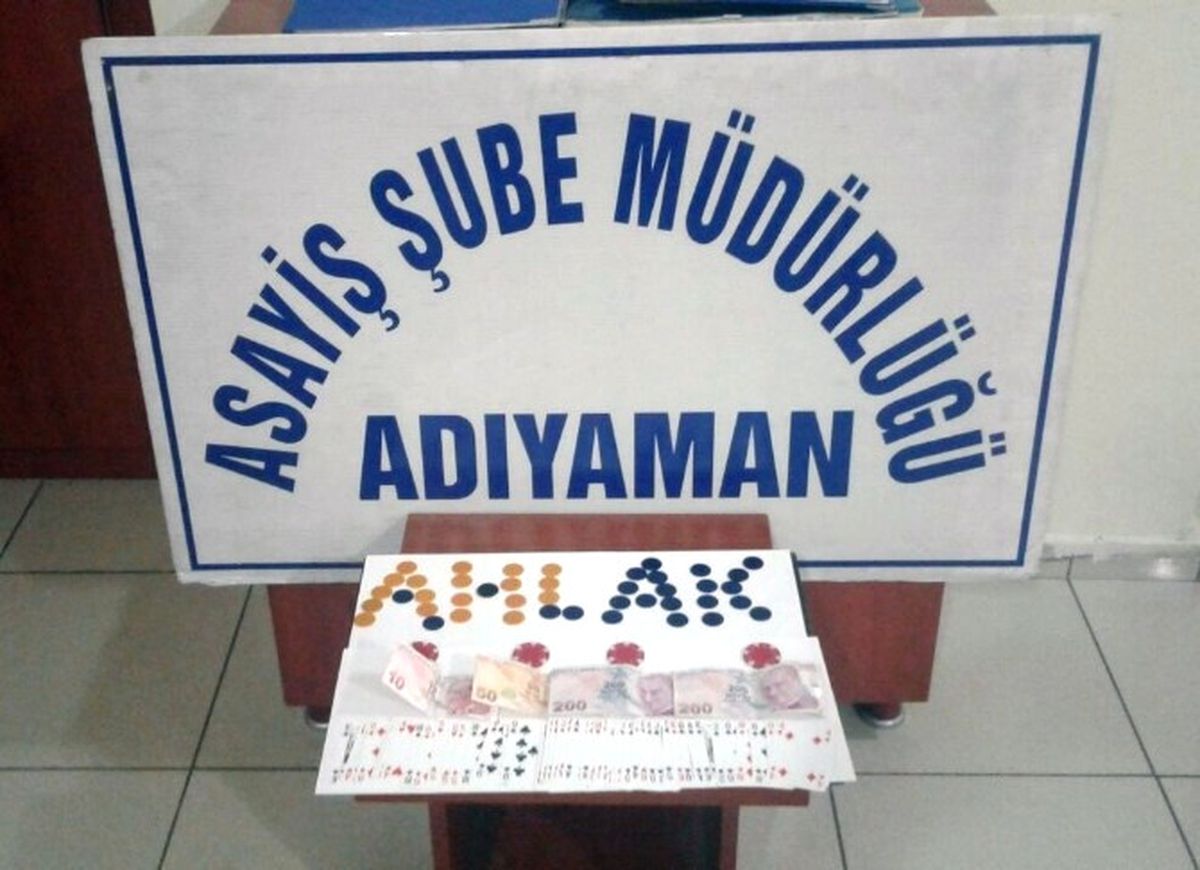 Adıyaman\'da Kumar Operasyonu