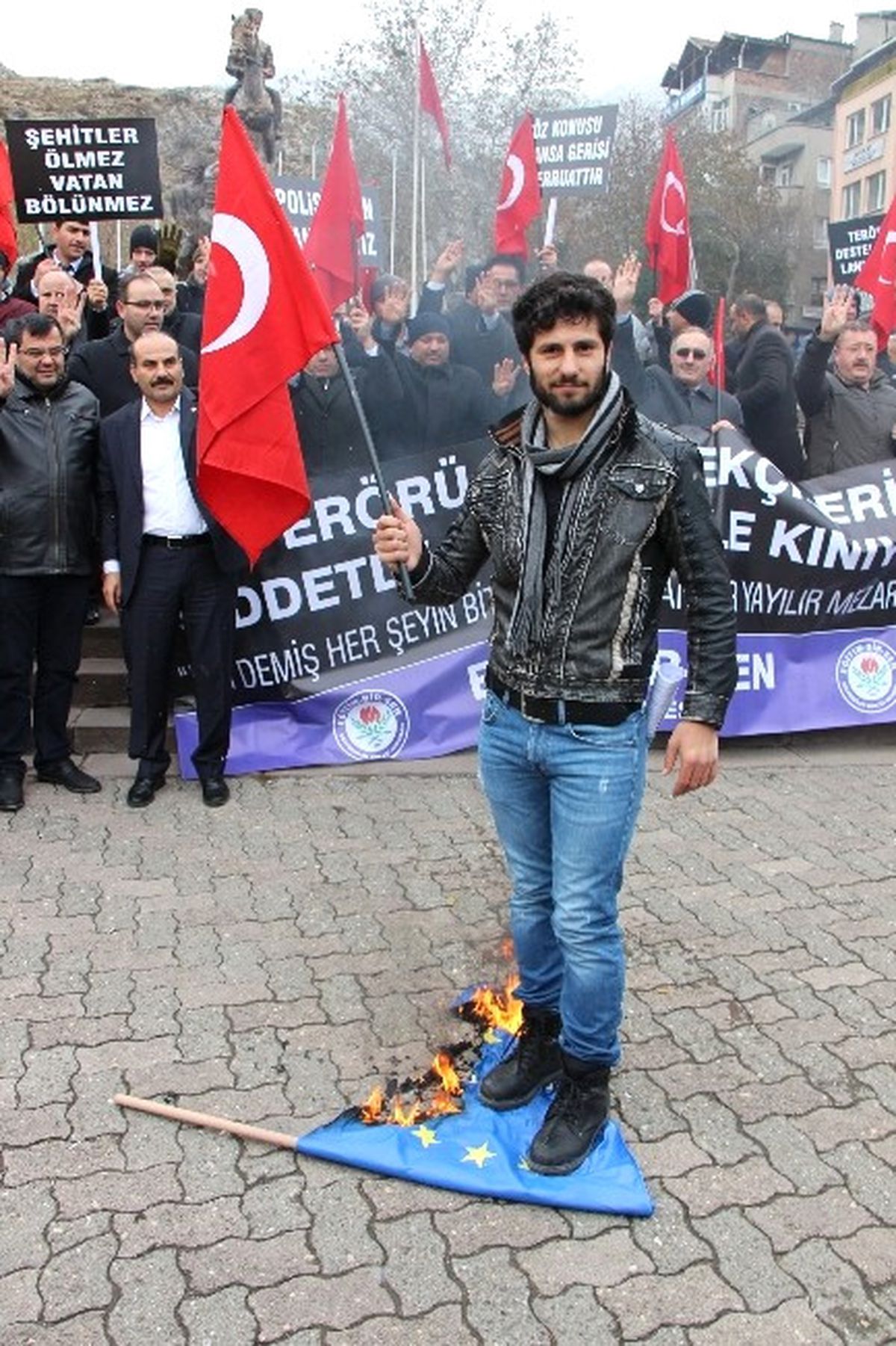 Amasya\'da Terör Protesto Edildi