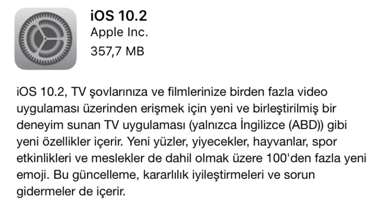 Apple İos 10.2 ve Apple Tv Uygulaması, Apple Tv Cebinizde!